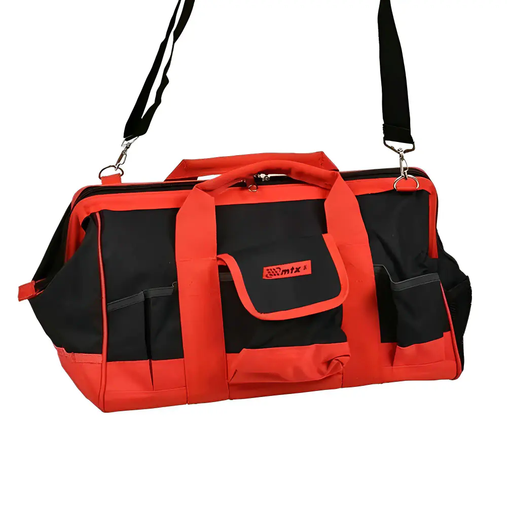 Bolsa em lona para ferramentas 18 POL com 32 bolsos 902569 + cinto MTX — fotografia 3