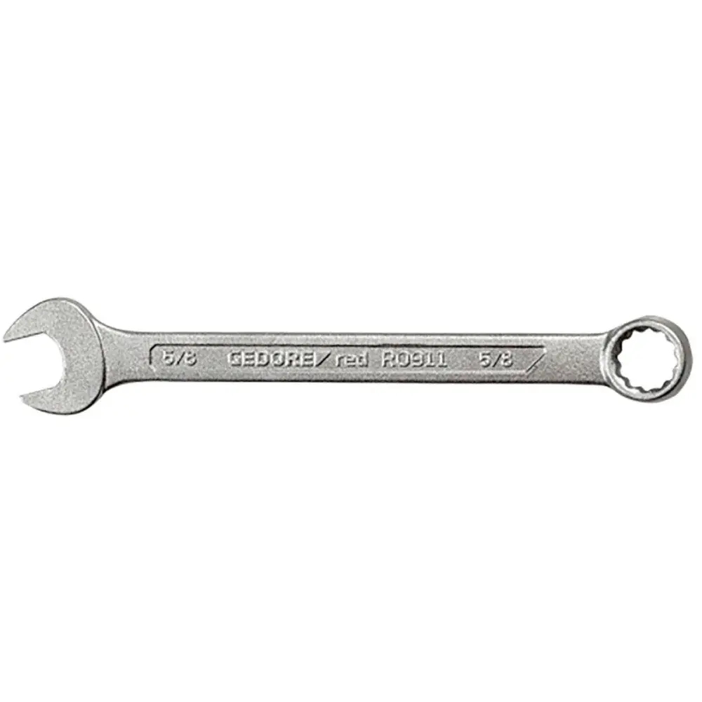 Chave combinada em aço cromo vanádio 11/16” Gedore — fotografia de referência