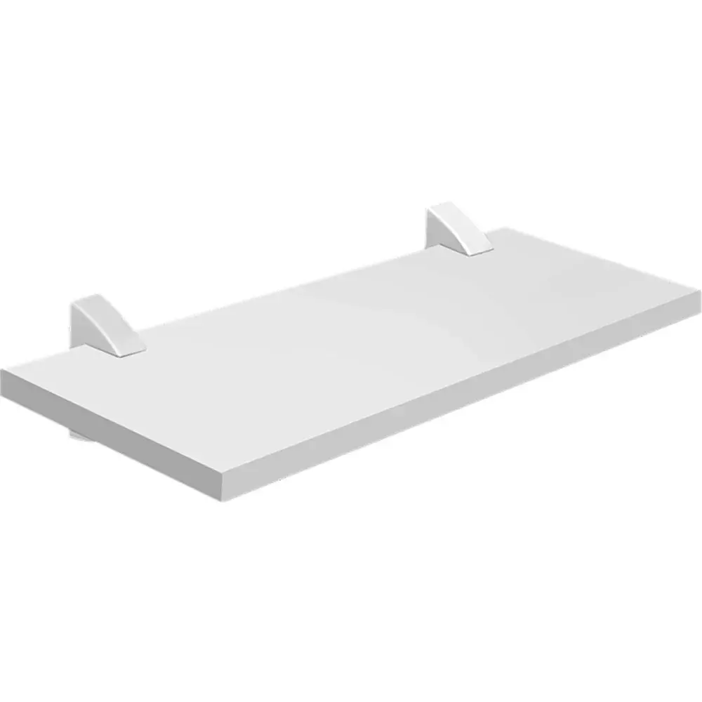 Prateleira vangard concept com suportes pvc 20KG branca Prat-k