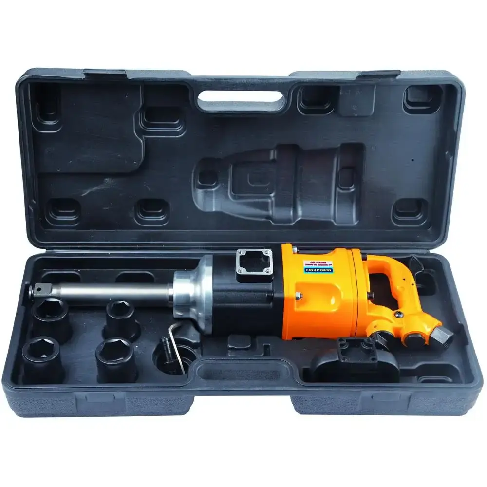 Chave de Impacto Pneumática 1POL Pinless com kit CHI-3200C CHIAPERINI