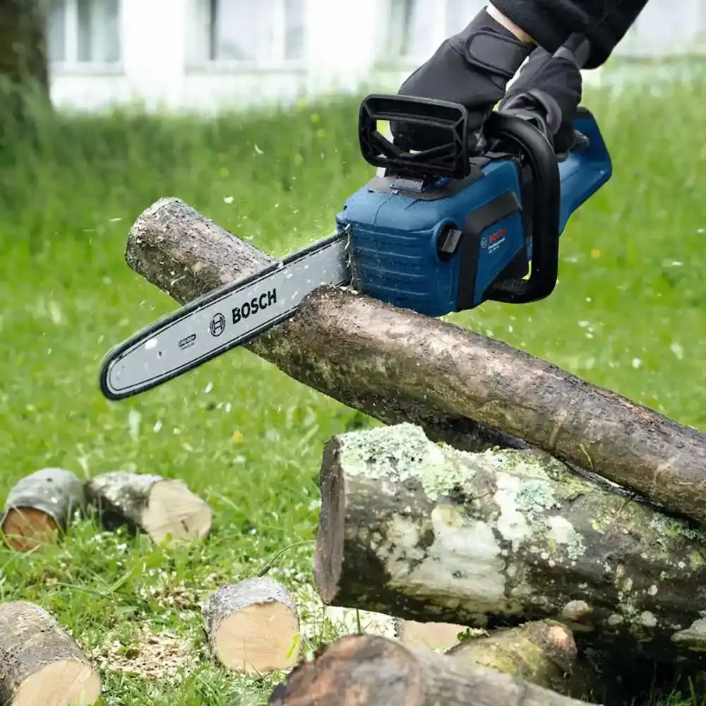 Motosserra GKE 18V-40 com soprador de ar e bateria 18V 4,0AH carregador bivolt Bosch — fotografia 4