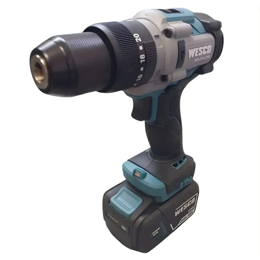 Parafusadeira furadeira impacto 18V 1/2POL 1400NM WS2417K com bateria e maleta Wesco