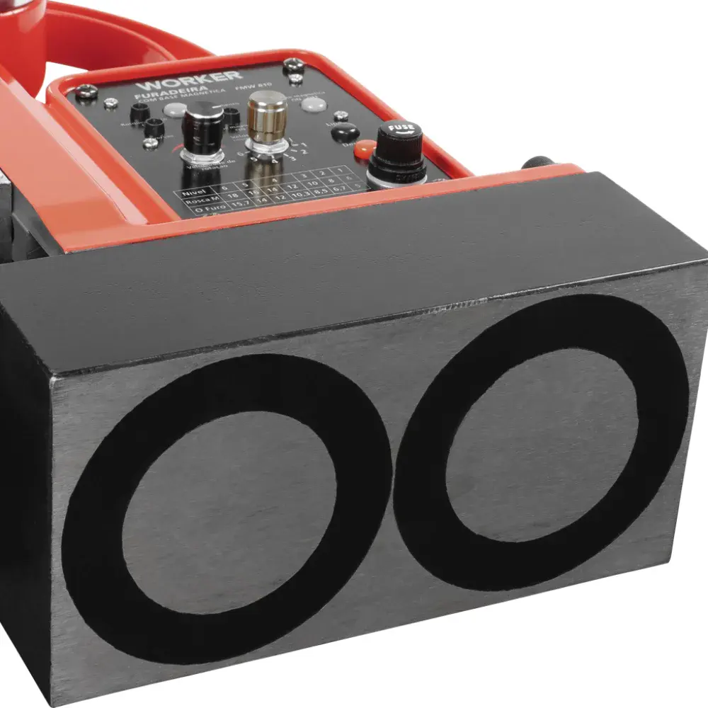Furadeira base magnética 1700W 220V Worker — fotografia 6