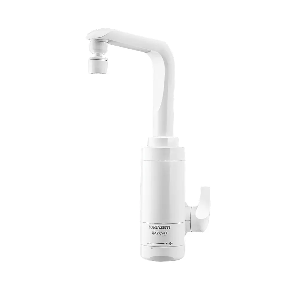 Torneira elétrica essence branca para parede 127V 4600W lorenzetti Lorenzetti Duchas