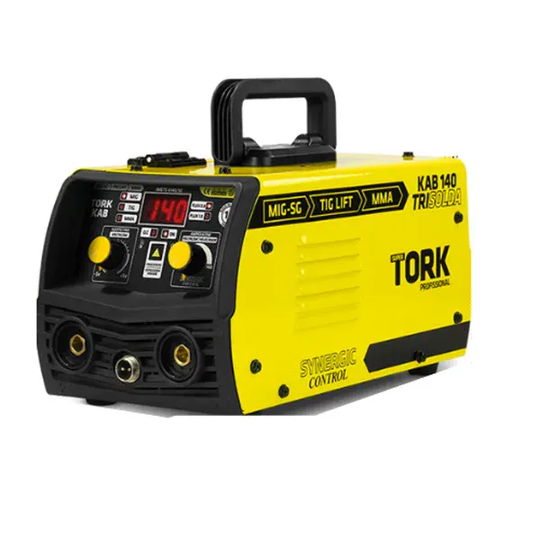 Maquina solda inversora mig 140A sem gás 3 em 1 tig eletrodo - bivolt - tork Super Tork