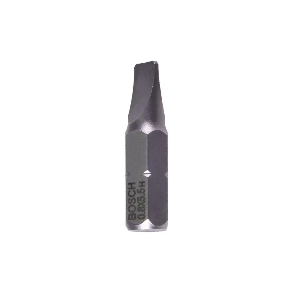 Ponta bits fenda 25MM sext. 1/4 0,8X5,5MM 2608521226 Bosch — fotografia 4