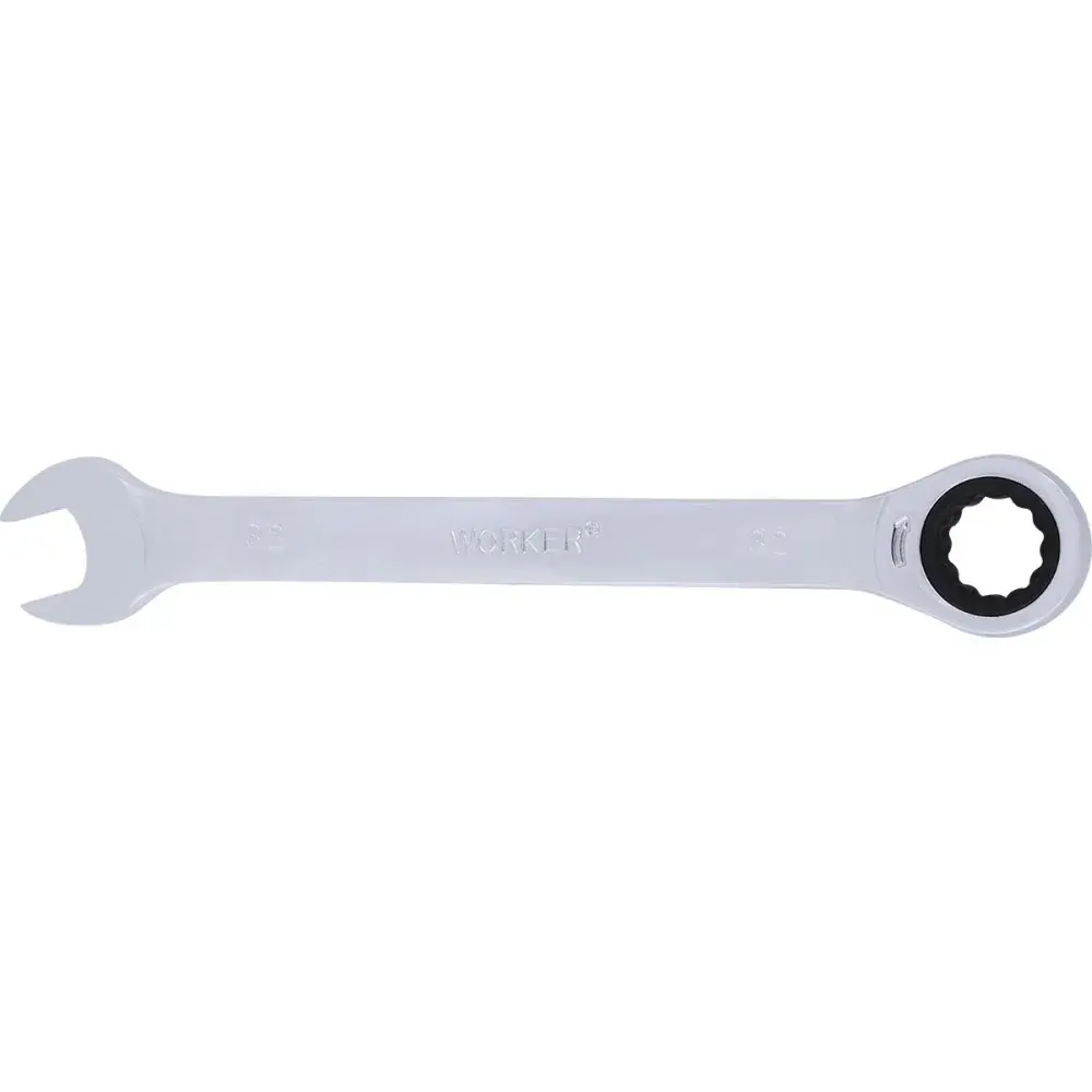 Chave combinada com catraca cromo vanádio 32MM Worker — fotografia de referência