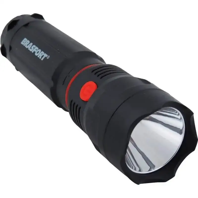 Lanterna LED cops com base magnética e função alerta e luz auxiliar 7841 Brasfort — fotografia de referência
