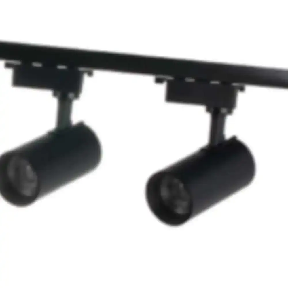 Trilho com 3 spots led 3000K authentic 1 metro 12W Avant — fotografia 5