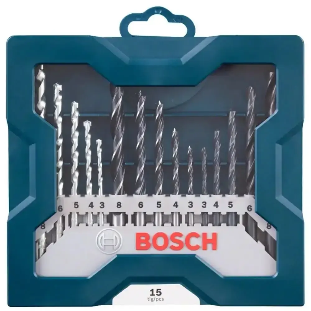 Parafusadeira de impacto 65NM brushless com 2 baterias 2,0AH carregador e kit brocas 15 peças Bosch — fotografia 4