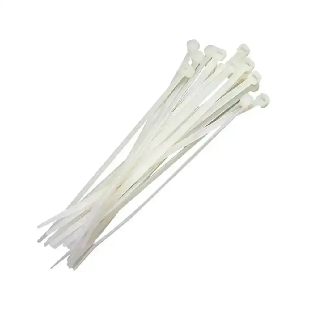Abraçadeira de Nylon 250 x 4.8 MM Kit 500 Unidades Branco 8636 BRASFORT — fotografia 2