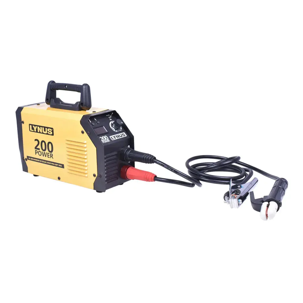 Inversora de solda eletrodo LIS-200 power 5.8KVA 31,2A biv Lynus — fotografia 7