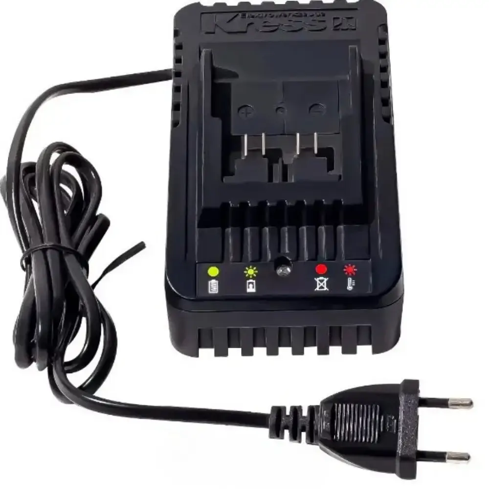 Carregador de bateria 20V 2AH KAC20 bivolt Kress — fotografia 6