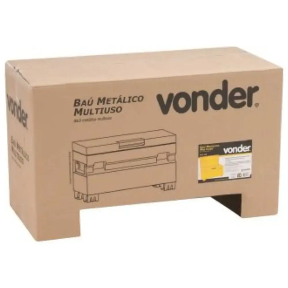 Baú metálico multiuso BMV 360 Vonder — fotografia 8