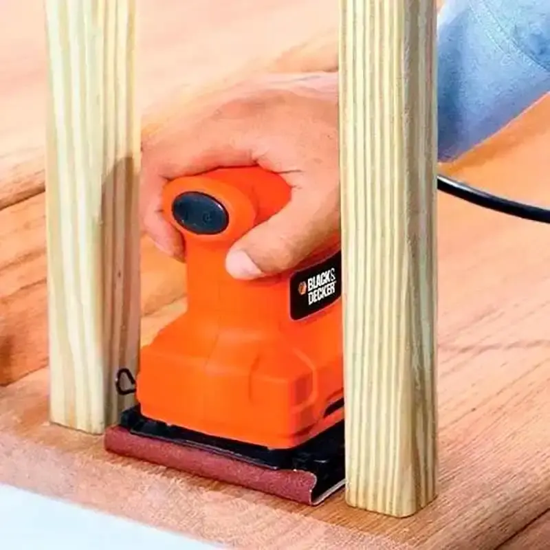 Lixadeira orbital 200W 14000 OPM BS200-BR black & decker 220 V — fotografia 4