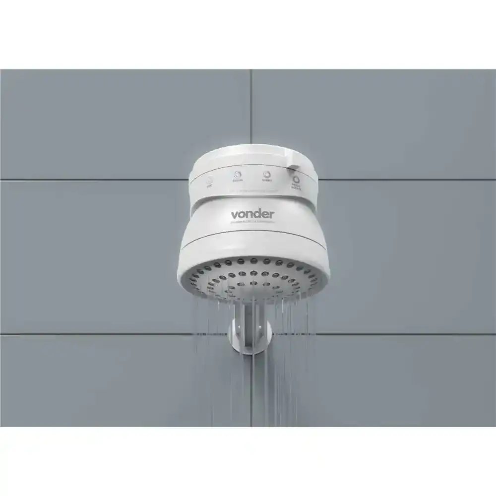 Ducha 4 temperaturas 5500W 127V branca Vonder — fotografia 7