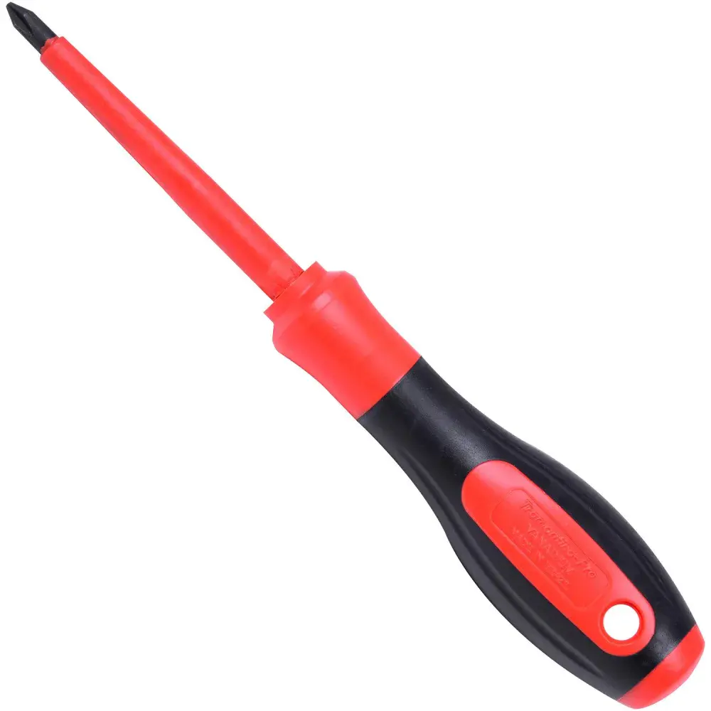 Chave de fenda isolada iec 60900 ponta cruzada 6X100 mm 1/4X4 Tramontina 44316030 — fotografia de referência