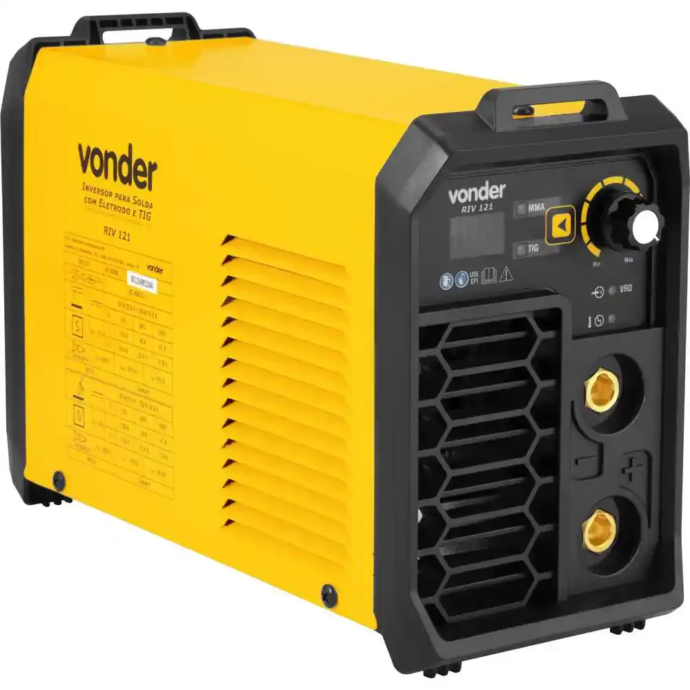 Inversor de solda com eletrodo TIG 120A RIV-121 monofásico Vonder — fotografia 4