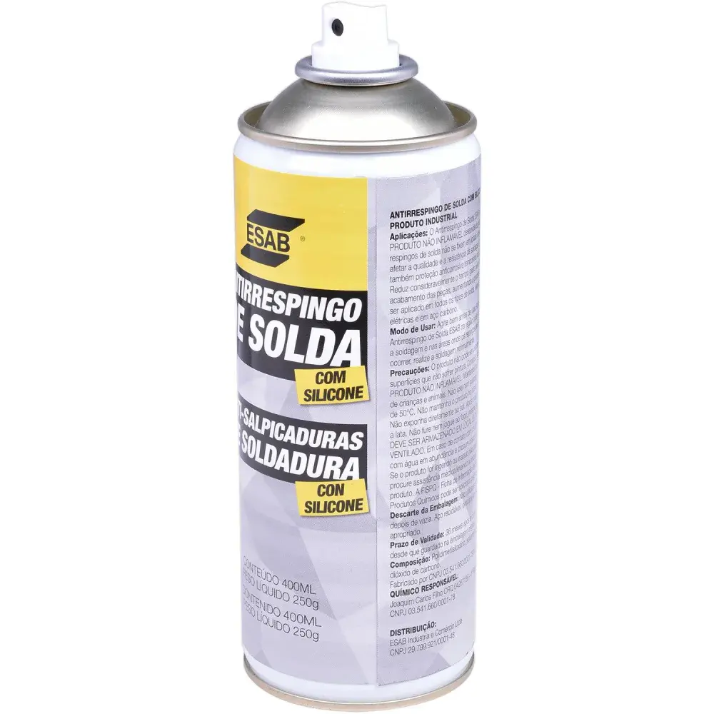 Anti respingos de solda com silicone 400 ml Esab — fotografia 2
