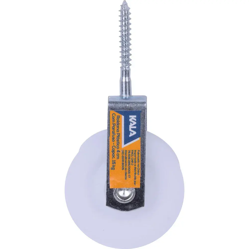Roldana plástica com parafuso 4CM capacidade 15KG Kala — fotografia de referência