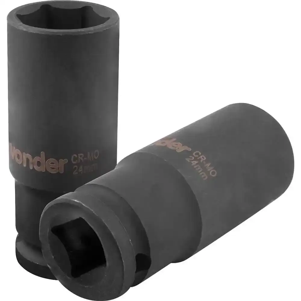 Soquete sextavado longo de impacto 24MM 1/2POL vonder Vonder Cross