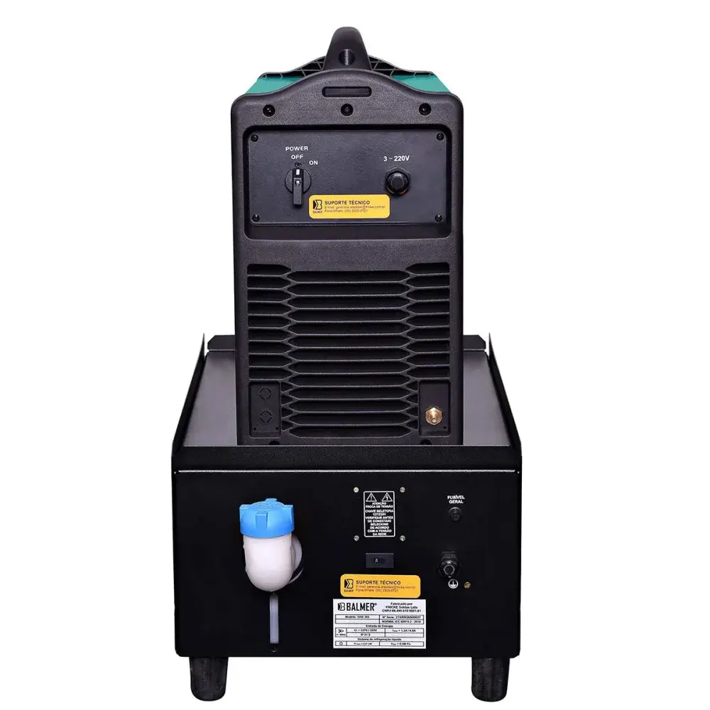 Máquina de solda vulcano tig 300P ac-dc 220V Balmer — fotografia 7
