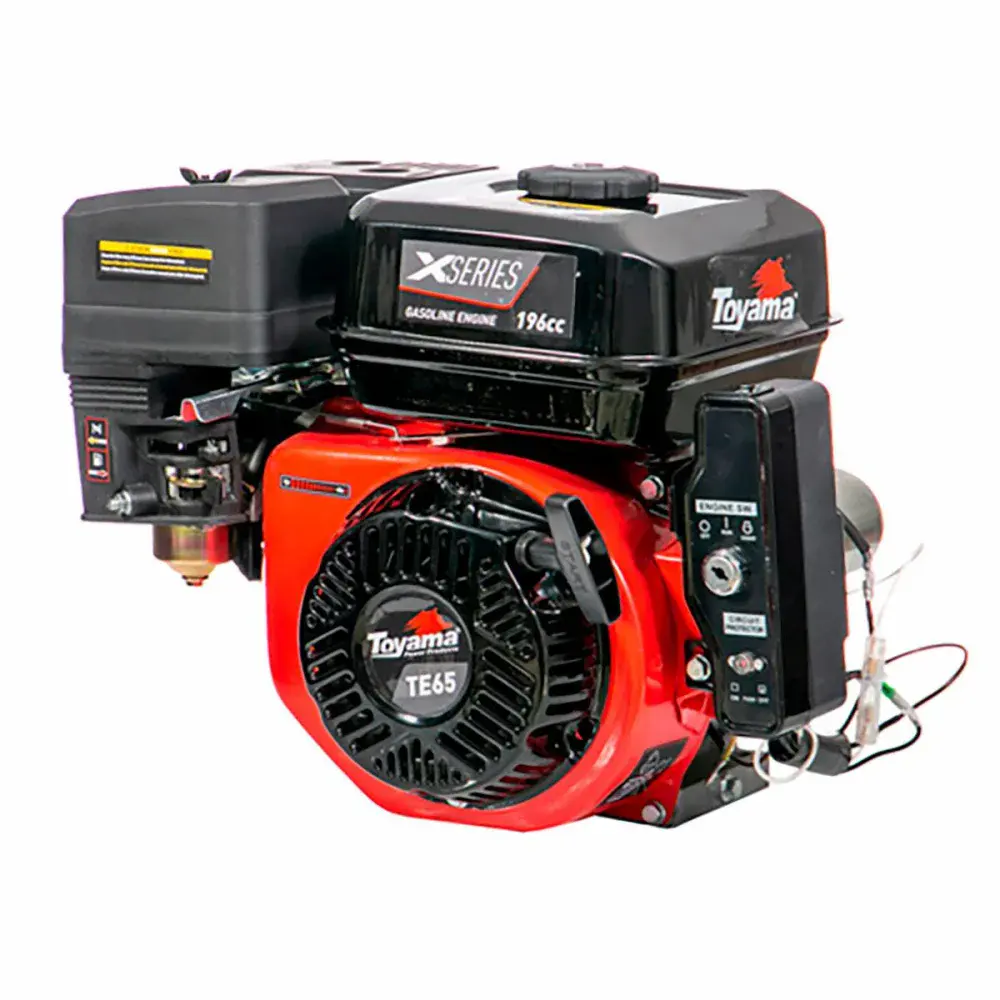 Motor a gasolina TE65EKX e partida elétrica 6.5HP Toyama — fotografia 5