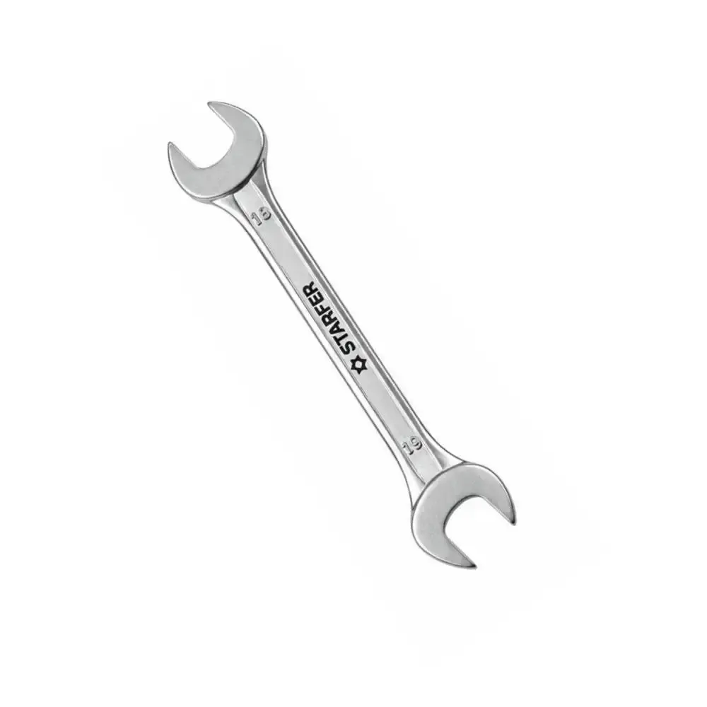 Chave fixa 1,8X1,9CM (18X19MM) aço carbono Starfer