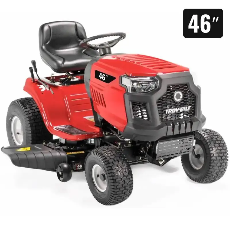 Trator para Cortar Grama 19.5 HP à Gasolina Corte 46 POL 117 CM c/ Bomba de Óleo 13B877BT309 TROY BI