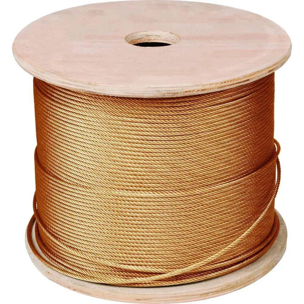 Cabo de aço cobreado para aterramento 25MM 7 fios 500M Intelli — fotografia 3