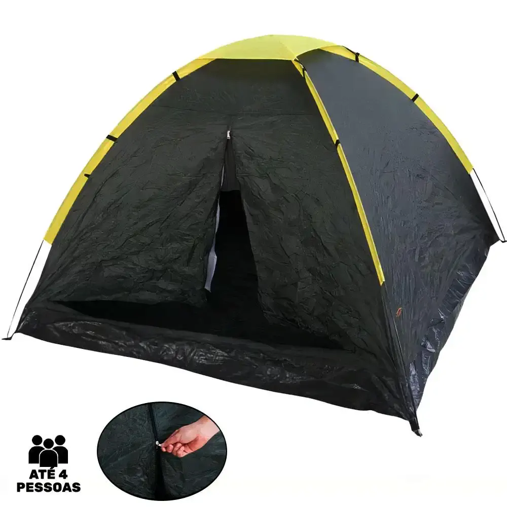 Barraca Camping até 4 Pessoas San Valentin 106011 KALA com Colchão Inflável e Bomba — fotografia 3