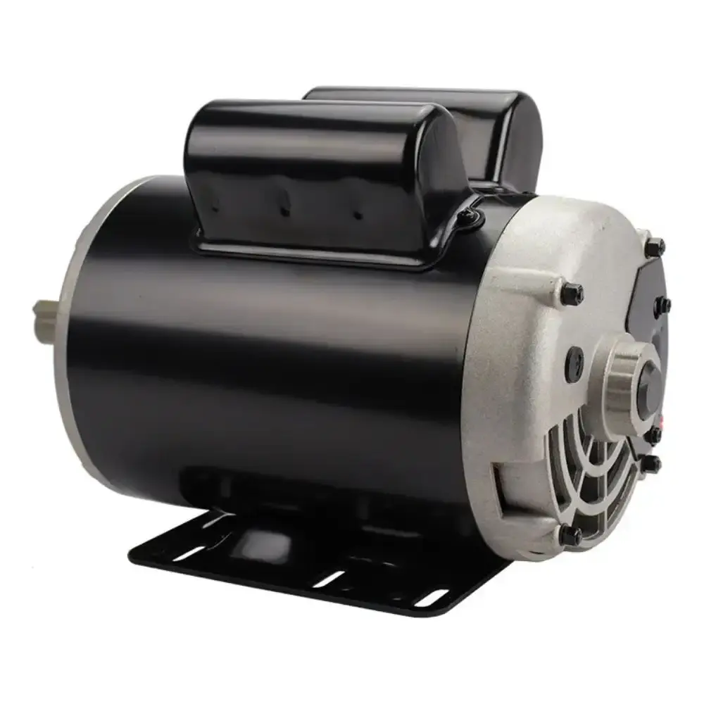 Motor elétrico 4 polos 1CV IP21 56H monofásico bivolt Lynus — fotografia 2