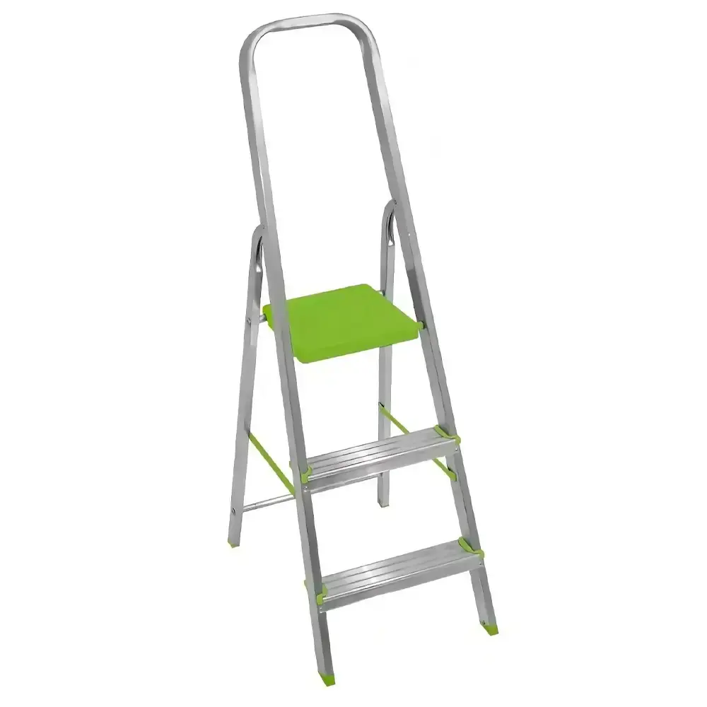 Escada de alumínio doméstica com 3 degraus ESC0003 Botafogo