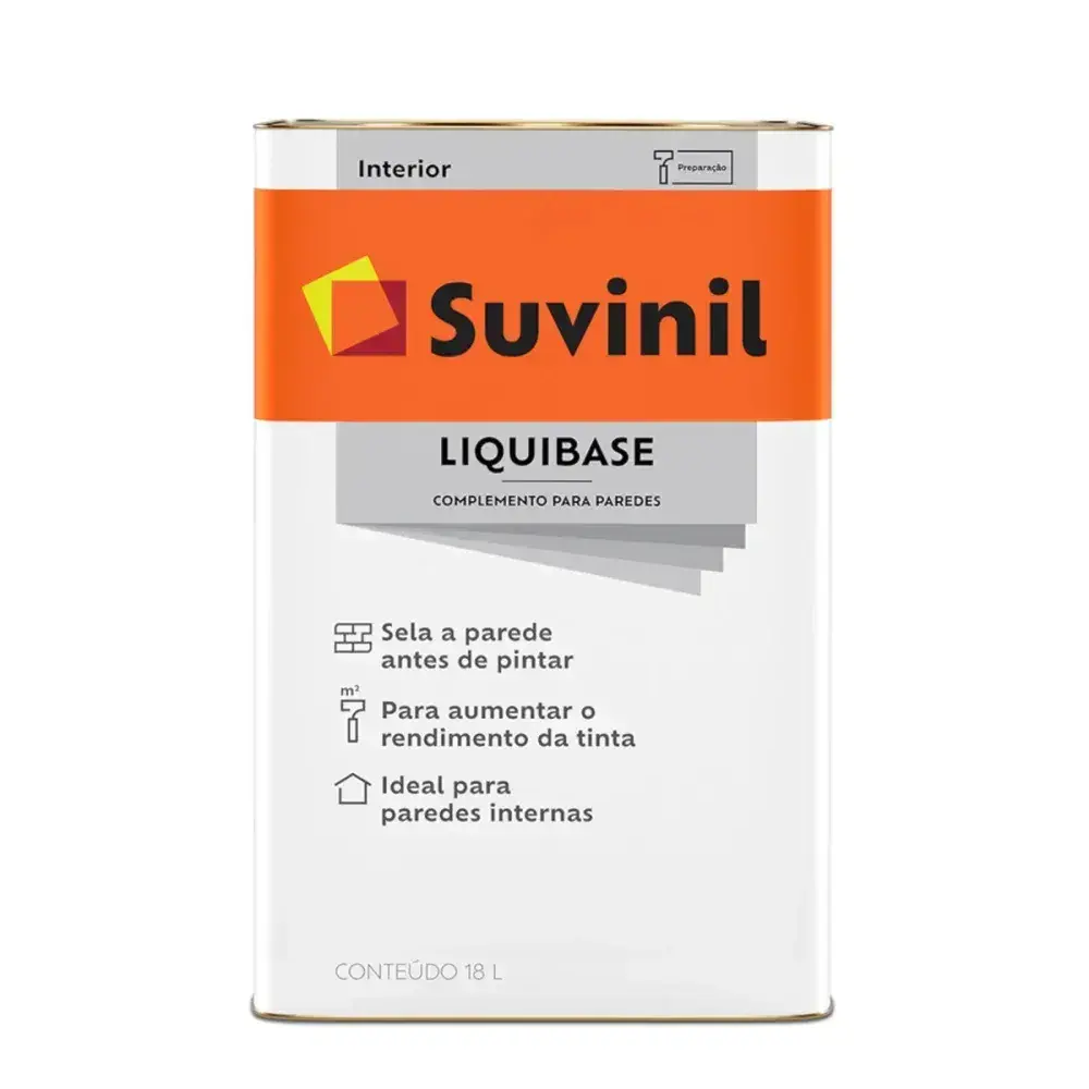Fundo liquibase sela parede incolor 18L Suvinil — fotografia 3