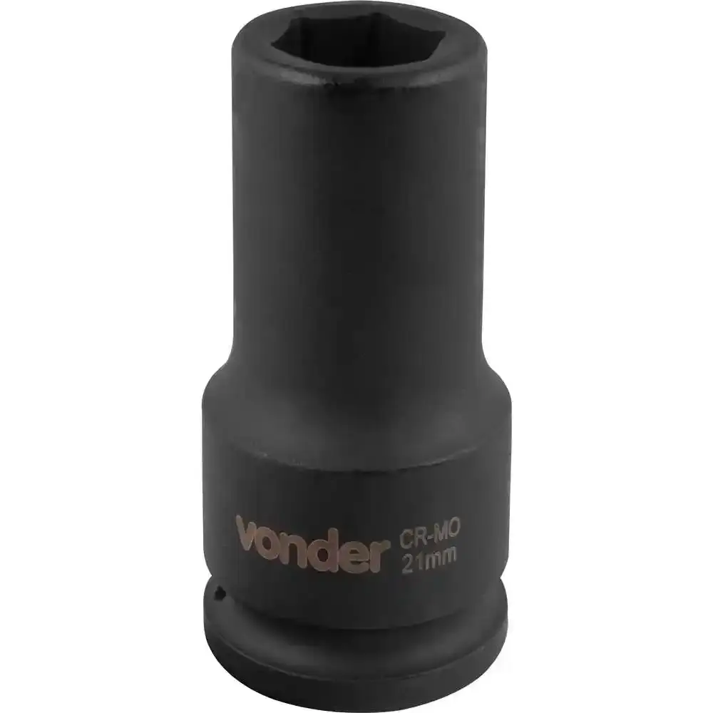 Soquete sextavado longo de impacto 21MM 3/4POL Vonder — fotografia 4