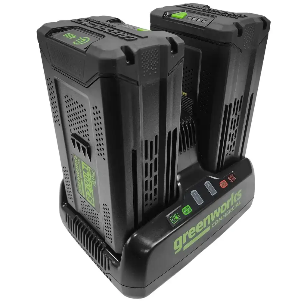 Cortador de grama brushless 82V com 2 baterias 4,0AH + carregador bivolt Greenworks — fotografia 3