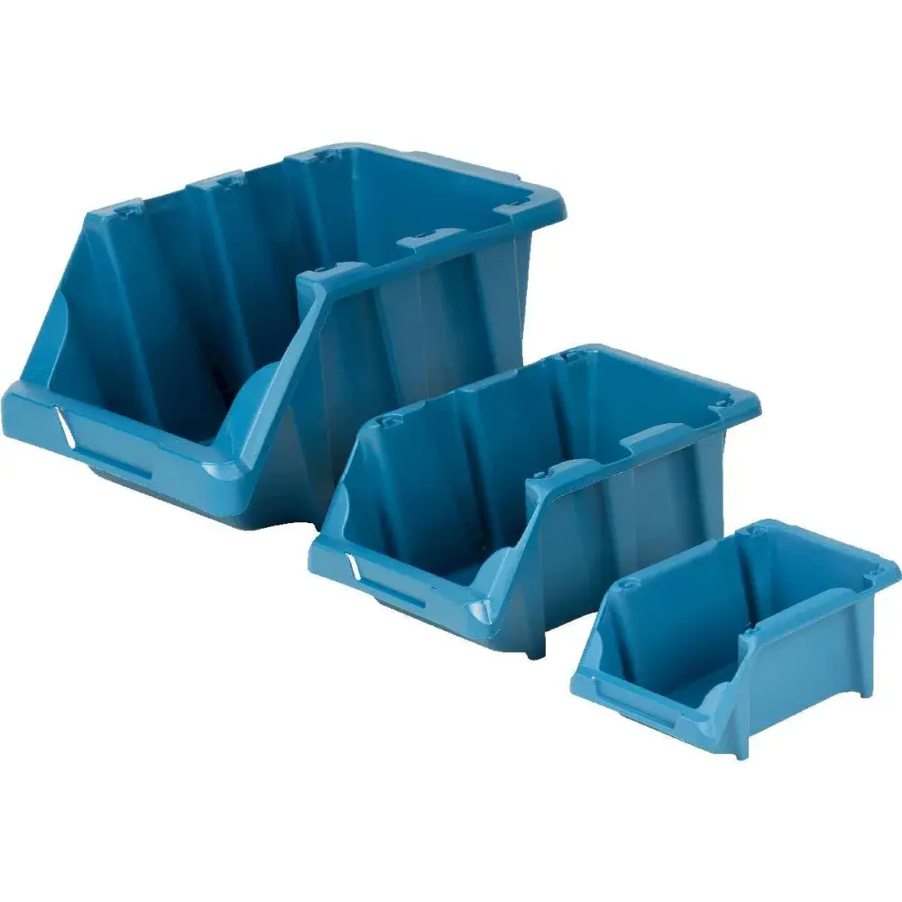 Estante metálica com 49 gavetas mistas azul Worker — fotografia 5
