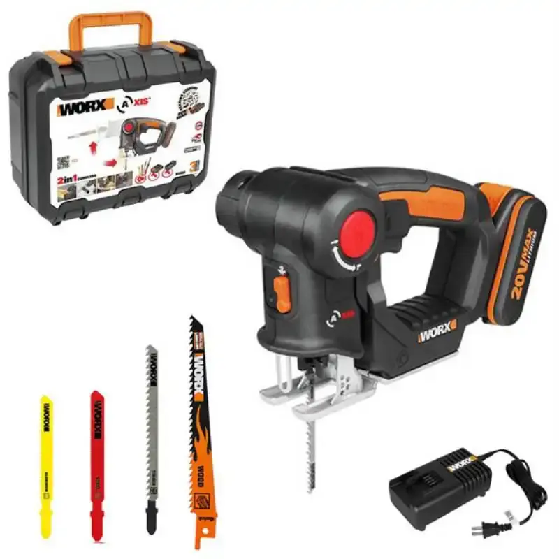 Serra multiuso tico-tico sabre bateria 20V MAX bivolt WX550 Worx — fotografia 6