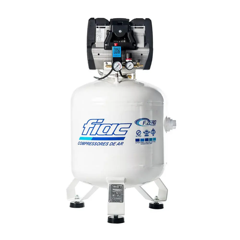Compressor odontológico f-zero SX100 120 psi 220V Fiac