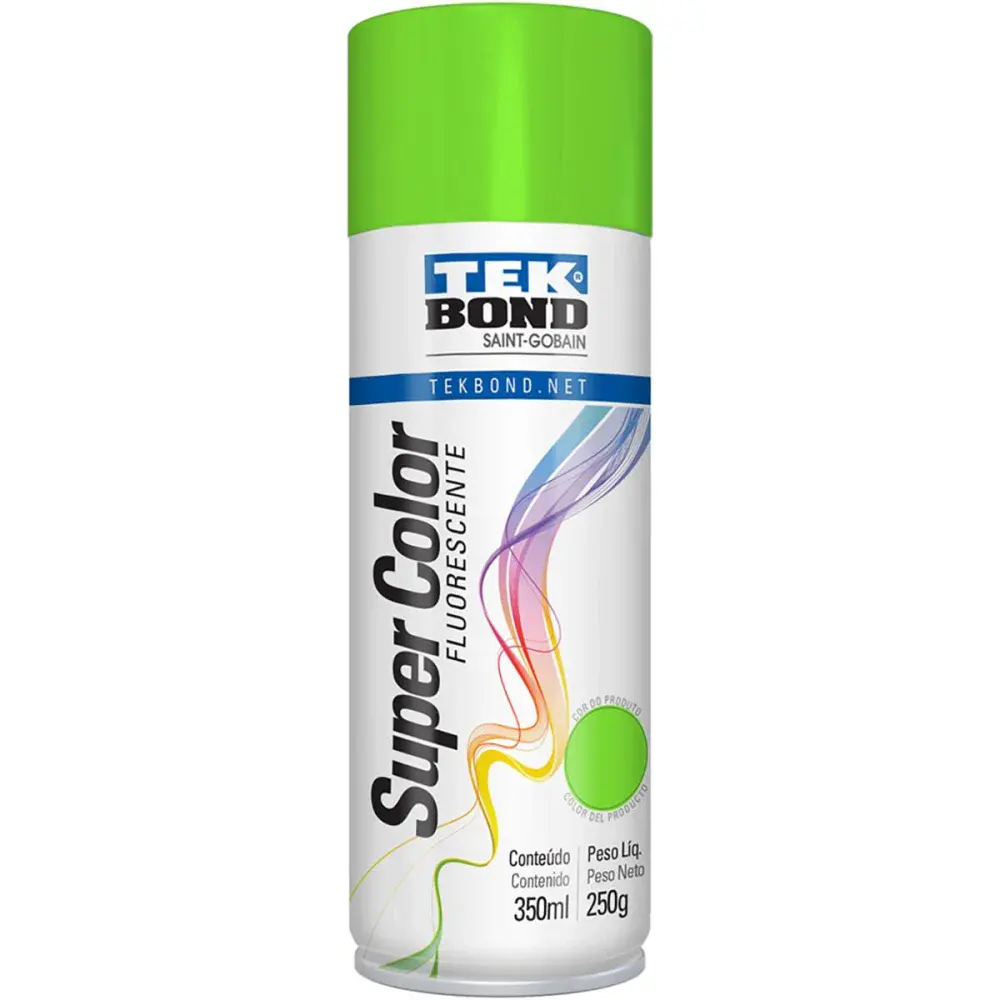 Tinta spray luminosa verde 350ML Tekbond — fotografia de referência