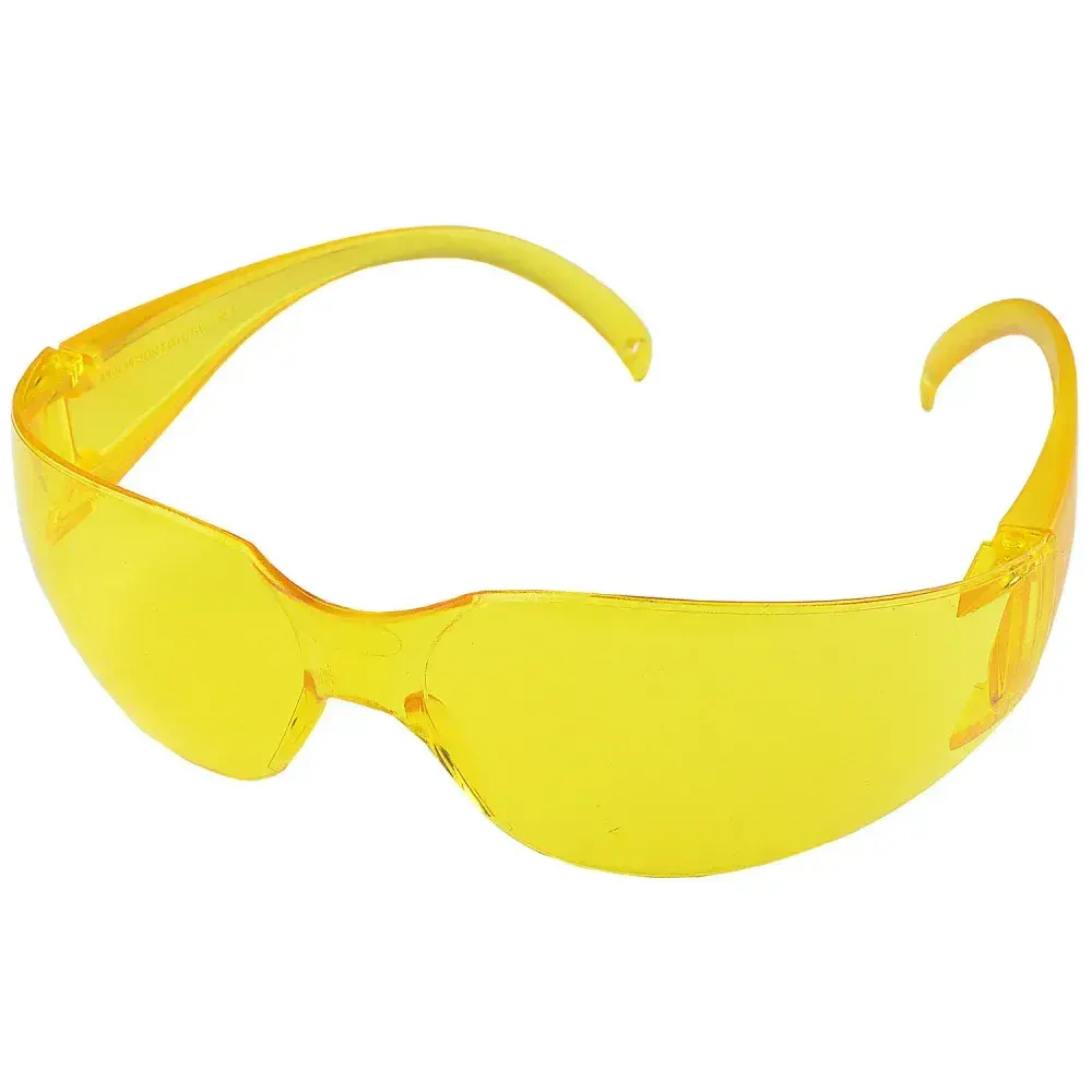 Óculos de segurança amarelo ambar supervsion Carbografite