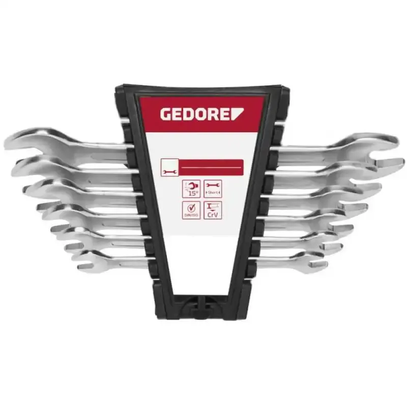Chave fixa jogo de 3/8 à 1 POL com 6 peças R05135006 Gedore RED — fotografia de referência