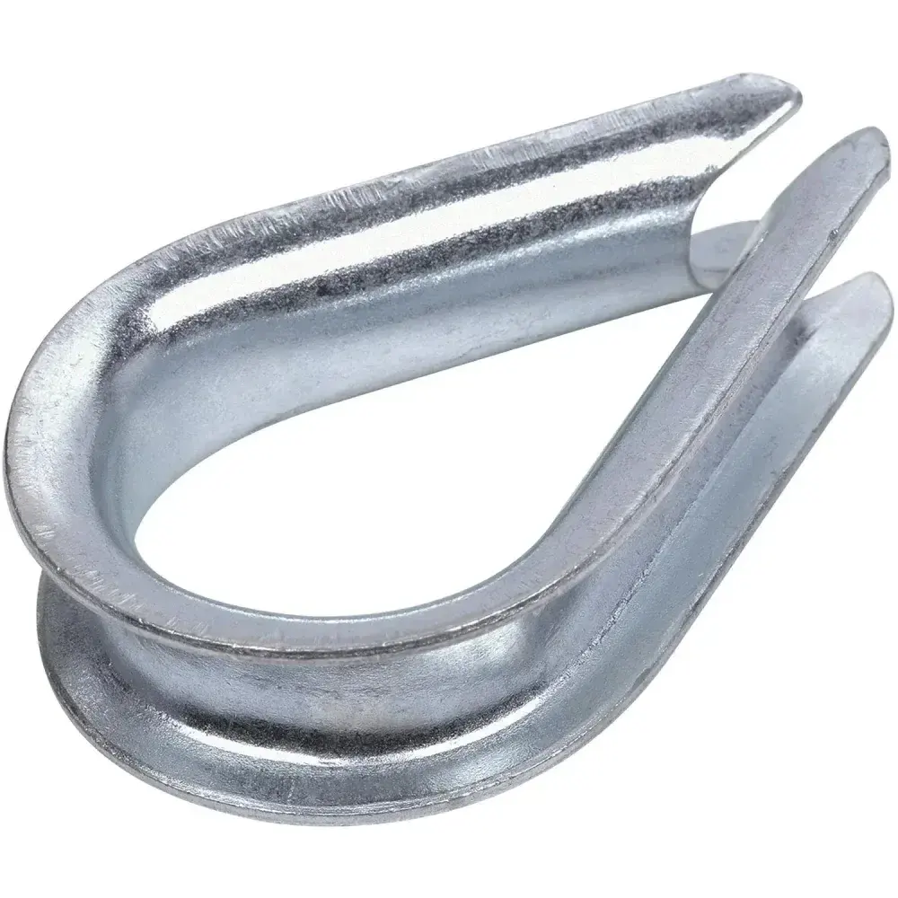 Sapatilha galvanizada para cabo de aço 1/2 10 peç Acerosid — fotografia 4