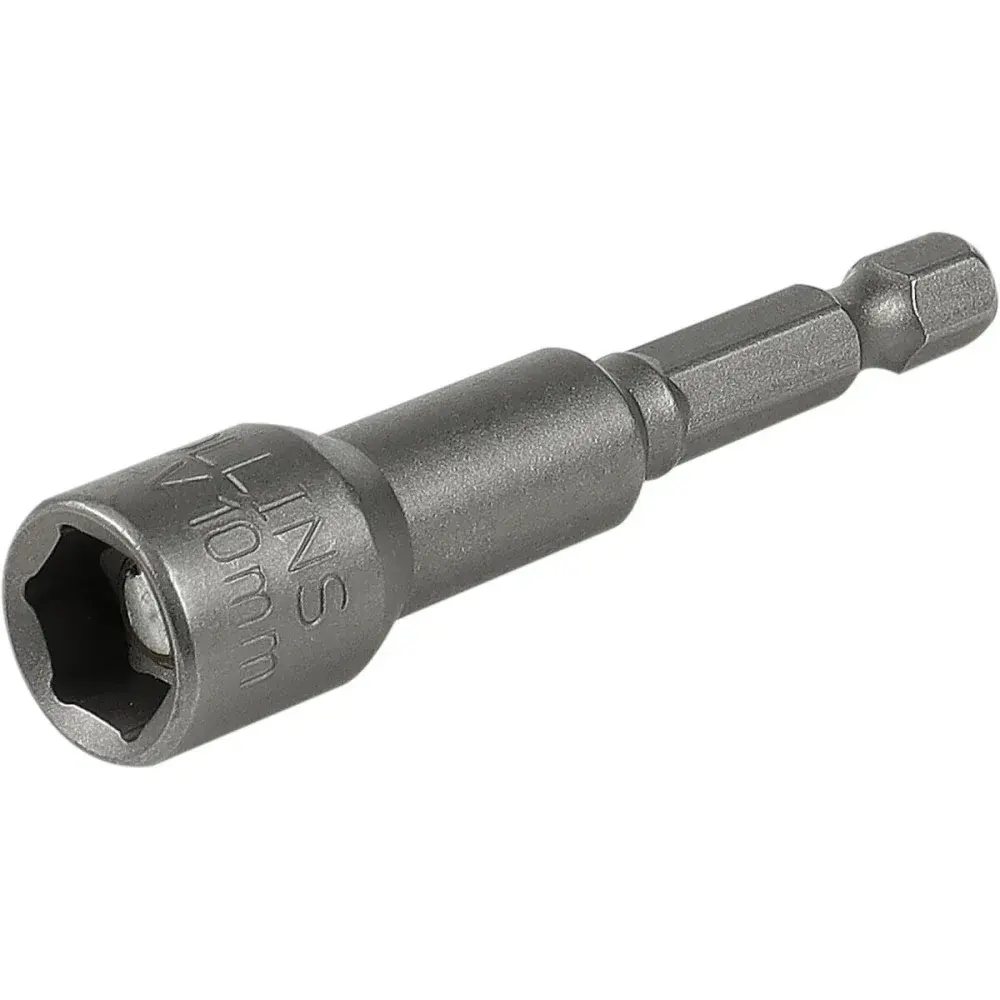Soquete magnético em aço cromo vanádio 10MM 1/4 Collins — fotografia 3