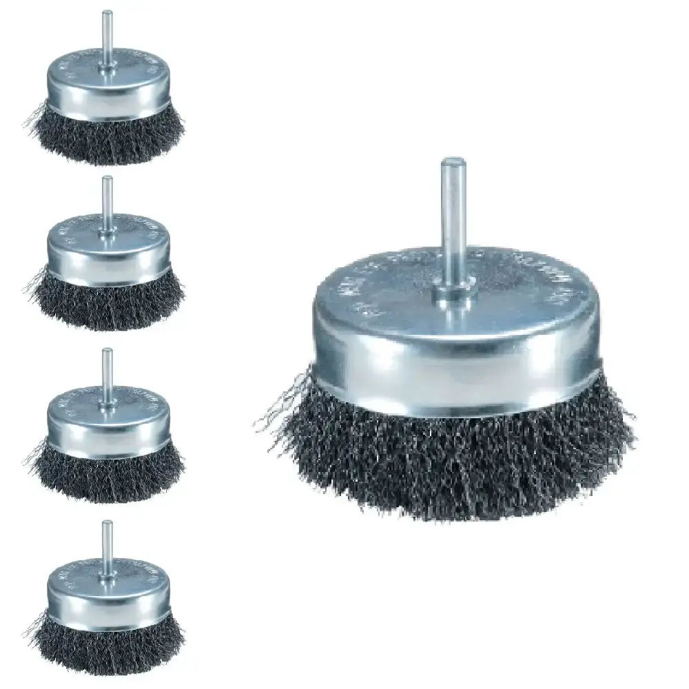 Escova de aço com haste 63MM 5 unidades D-39920 Makita — fotografia de referência