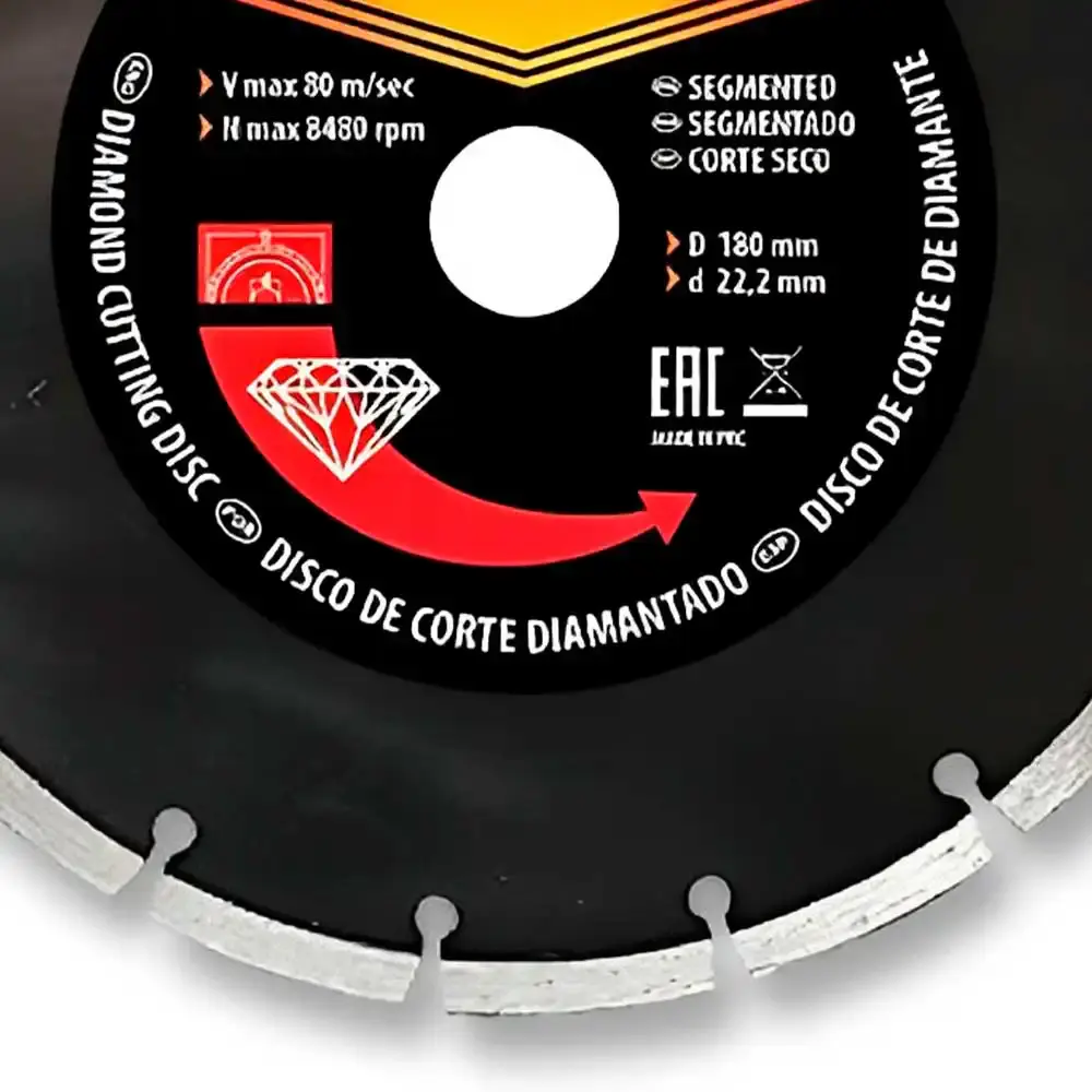 Disco de Corte Diamantado Segmentado 180 x 22.2mm 7311155 SPARTA — fotografia 4