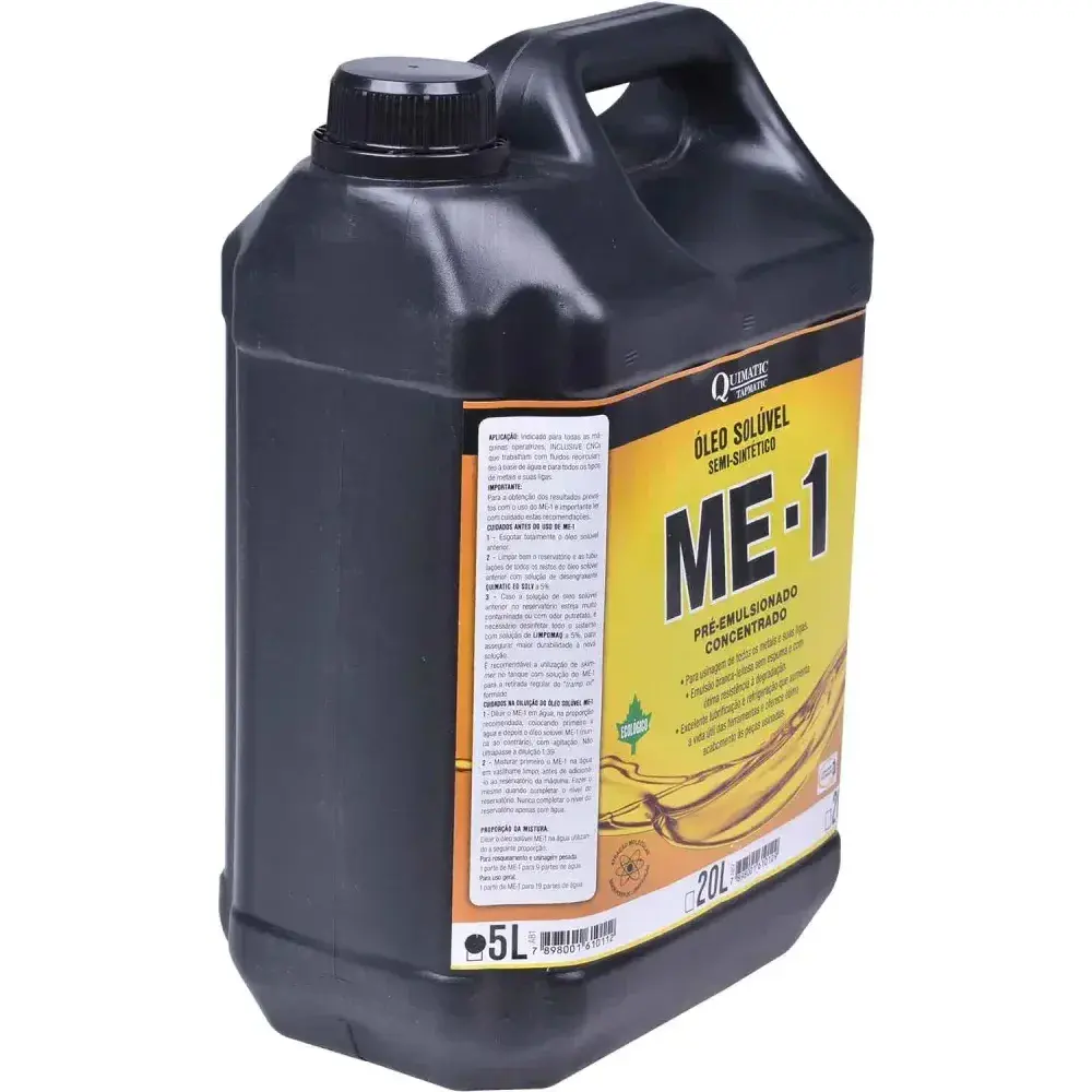 Me 1 óleo solúvel semissintético ecológico 5L quimatic tapmatic — fotografia 6