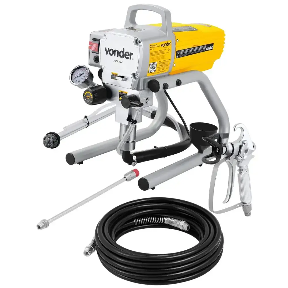 Máquina de pintura airless 1,2 HP MPA 120 Vonder com conjunto pintura 5 peças NOVE54 110 V — fotografia 6