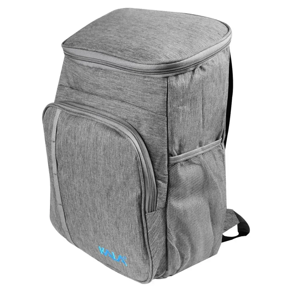 Bolsa térmica com 2 compartimentos 18L cinza Kala — fotografia 6