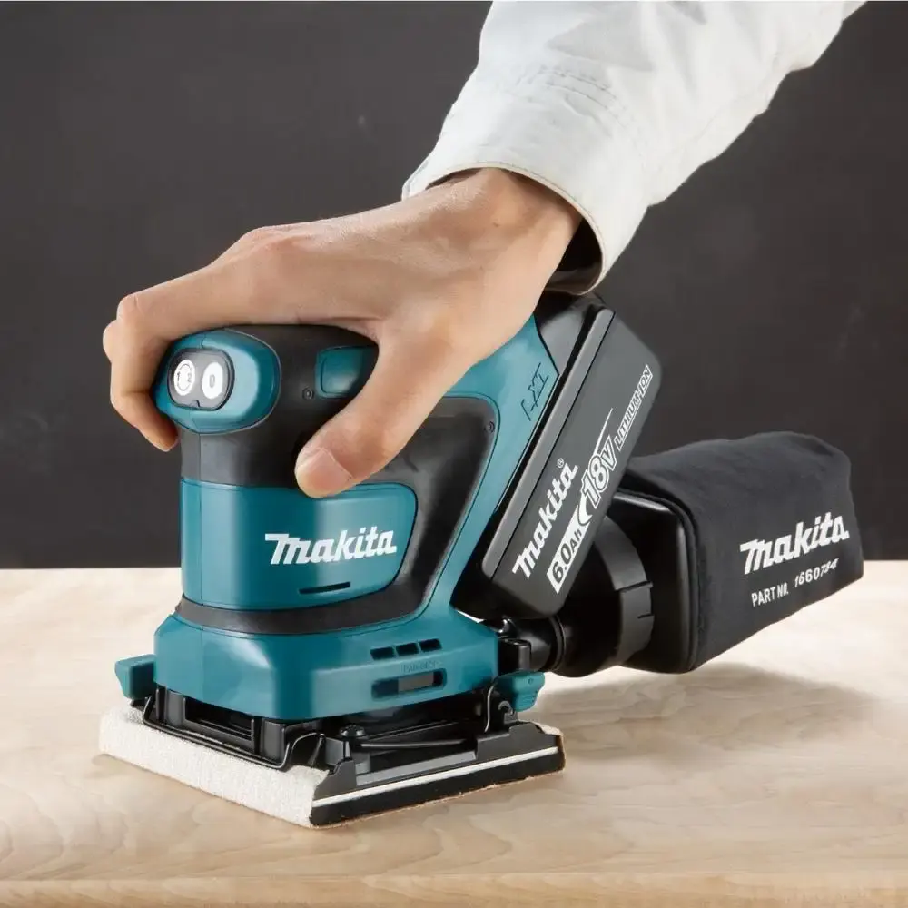 Lixadeira orbital 171MM a bateria 18V 5,0AH LXT Makita — fotografia 3